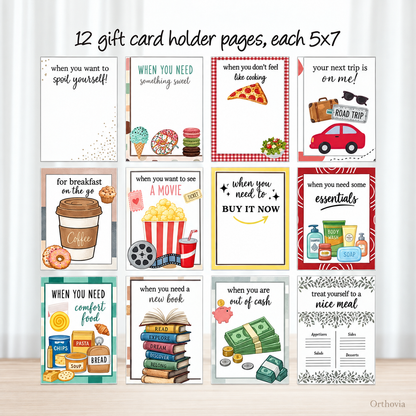 Christmas Gift Card Book