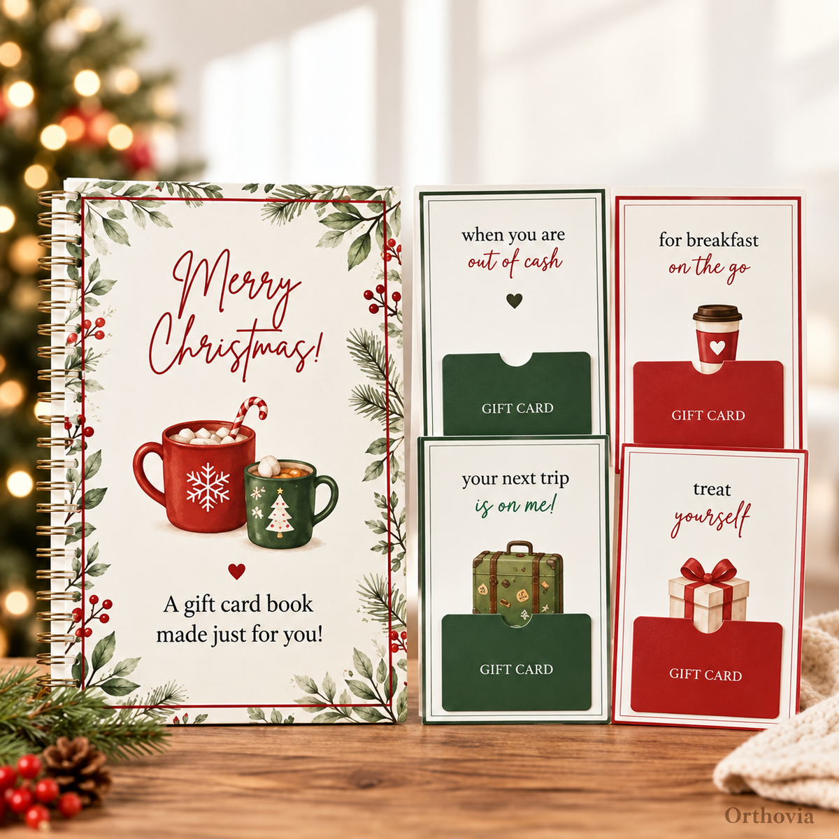 Christmas Gift Card Book